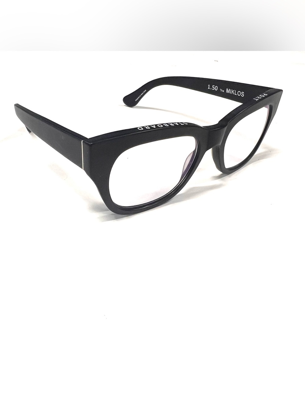 Caddis The Miklos +1.50 Reading Glasses Black 52-20-145 Used Scratched Lens